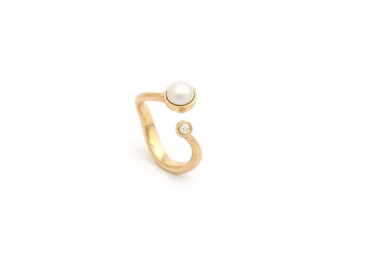 Per Borup Ophelia Stor - 14kt 003ct Ring 56