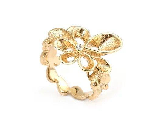 Per Borup Violina Mellem Ring - 14kt 2ct 56