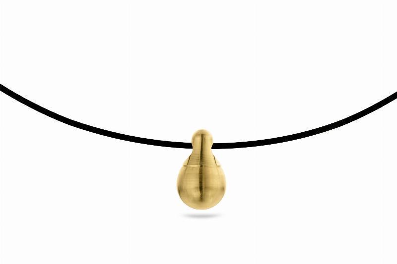 Askesmykke  Vedhæng Belagt Med 24 Karat Guld - Dråbe