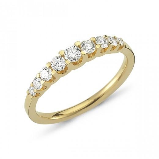 Empire 14 Karat Guld Ring Fra Nuran Med Diamanter 043 Carat Wsi