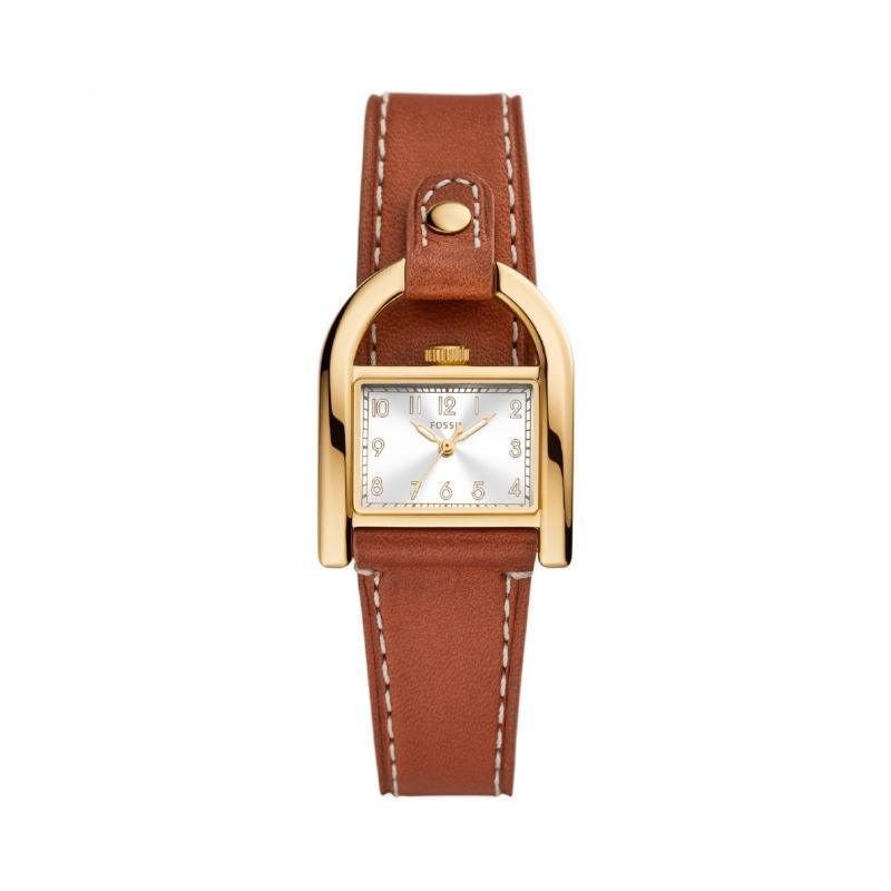 Fossil Harwell ES5264 Ur med Læderrem