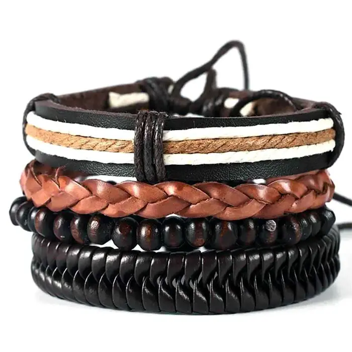 Argye Sæt med 4 Armbånd