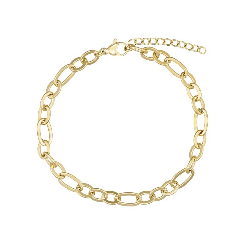 Armbånd I Forgyldt Stål