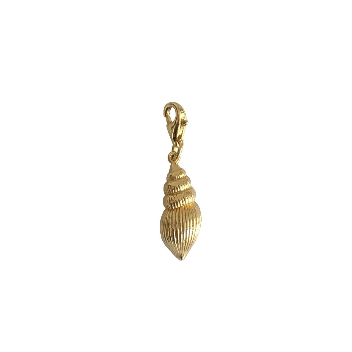 Konkylie Vedhæng - Linkycharm Deepsea - 18 Karat Forgyldt Sterling Sølv
