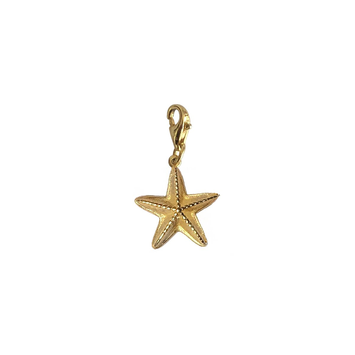 Søstjerne Vedhæng - Linkycharm Deepsea - 18 Karat Forgyldt Sterling Sølv