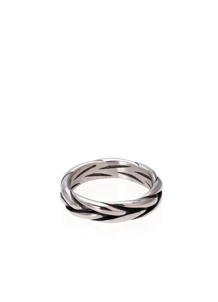 Samie Twisted Rustfri Stål Ring X4004sos64