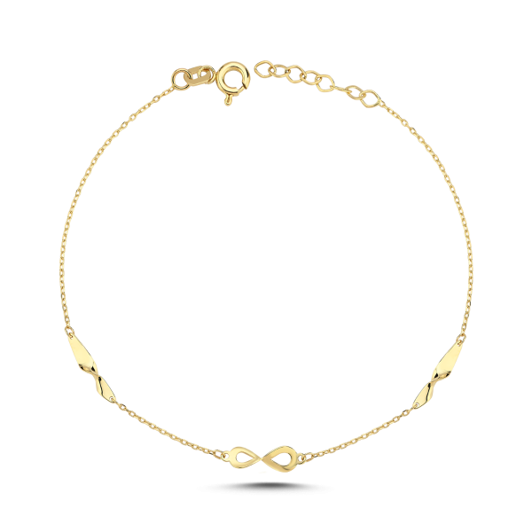 Melfia Infinity 14 Karat Guld Armbånd Fra Nuran 2305115f