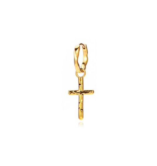 Cross Guld Double ørering Fra Samie X1009gs